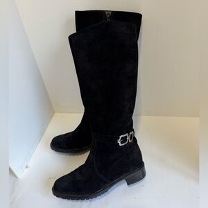 Palmroth Original Black Knee-High Women's Boots. Size 6